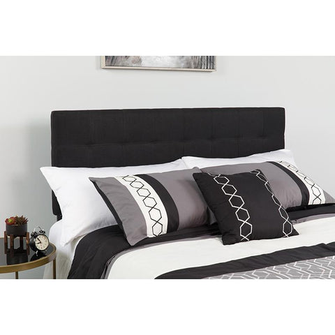 Flash Furniture Bedford Tufted Upholstered Twin Size Headboard in Black Fabric - HG-HB1704-T-BK-GG