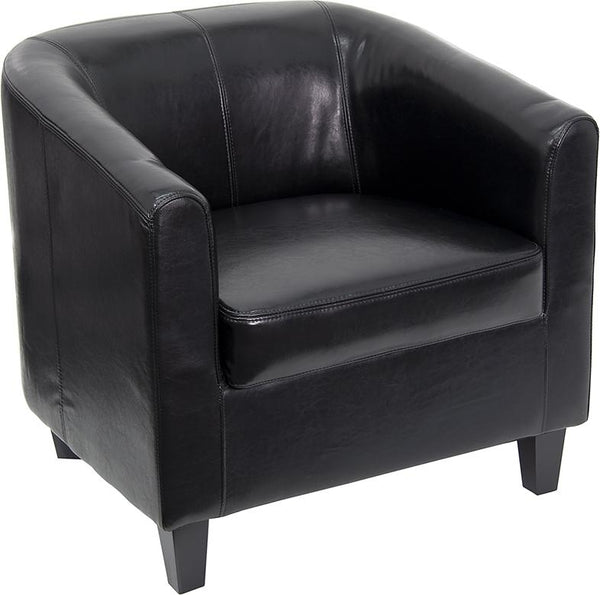 Flash Furniture Black Leather Lounge Chair - BT-873-BK-GG