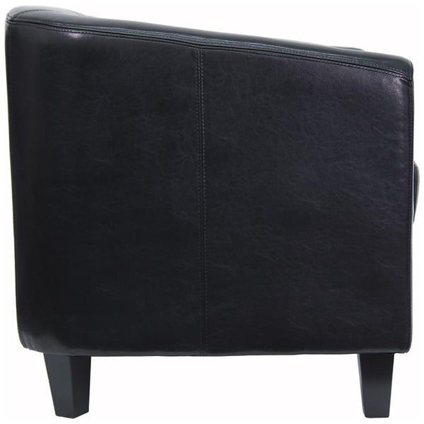 Flash Furniture Black Leather Lounge Chair - BT-873-BK-GG