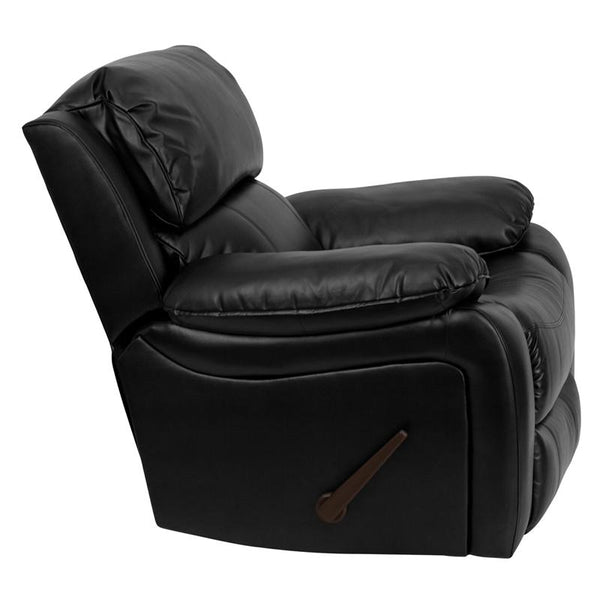 Flash Furniture Black Leather Rocker Recliner - MEN-DA3439-91-BK-GG