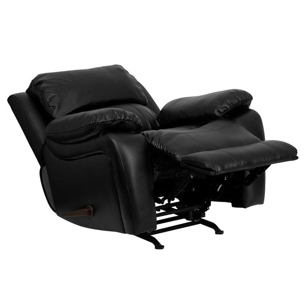 Flash Furniture Black Leather Rocker Recliner - MEN-DA3439-91-BK-GG