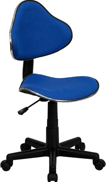 Flash Furniture Blue Fabric Ergonomic Swivel Task Chair - BT-699-BLUE-GG