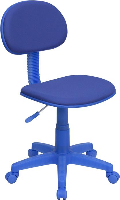 Flash Furniture Blue Fabric Swivel Task Chair - BT-698-BLUE-GG
