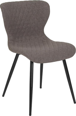 Flash Furniture Bristol Contemporary Upholstered Chair in Gray Fabric - LF-9-07A-GRY-F-GG