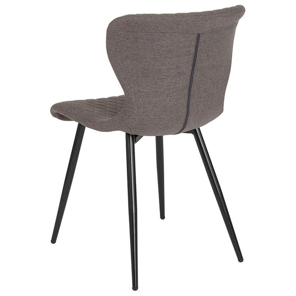 Flash Furniture Bristol Contemporary Upholstered Chair in Gray Fabric - LF-9-07A-GRY-F-GG