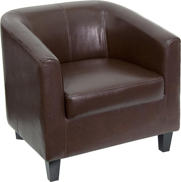 Flash Furniture Brown Leather Lounge Chair - BT-873-BN-GG