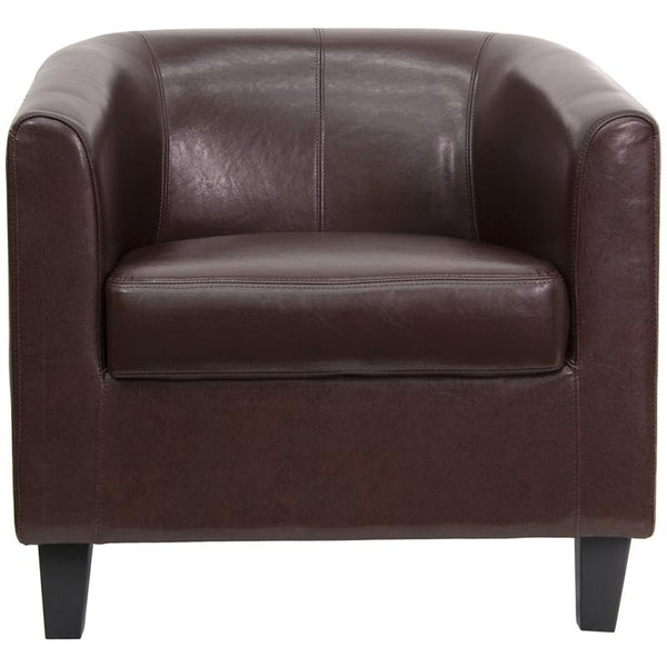 Flash Furniture Brown Leather Lounge Chair - BT-873-BN-GG