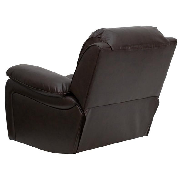 Flash Furniture Brown Leather Rocker Recliner - MEN-DA3439-91-BRN-GG