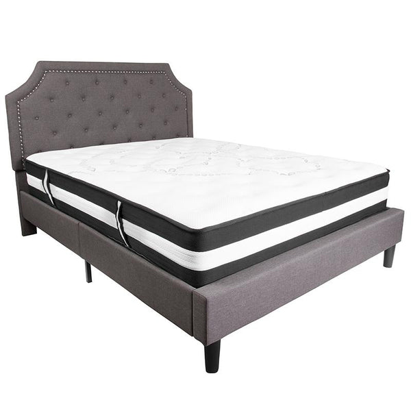 Flash Furniture Capri Comfortable Sleep 12 Inch Foam and Pocket Spring Mattress, King in a Box - CL-E230P-R-K-GG