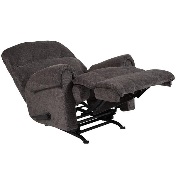 Flash Furniture Contemporary Kelly Gray Super Soft Microfiber Rocker Recliner - WA-8700-119-GG