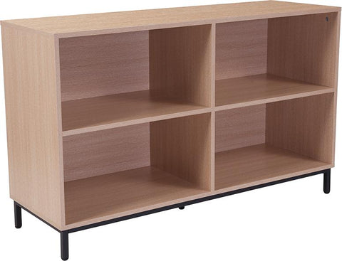 Flash Furniture Dudley Oak Wood Grain Finish Bookshelf - NAN-JH-1764-GG