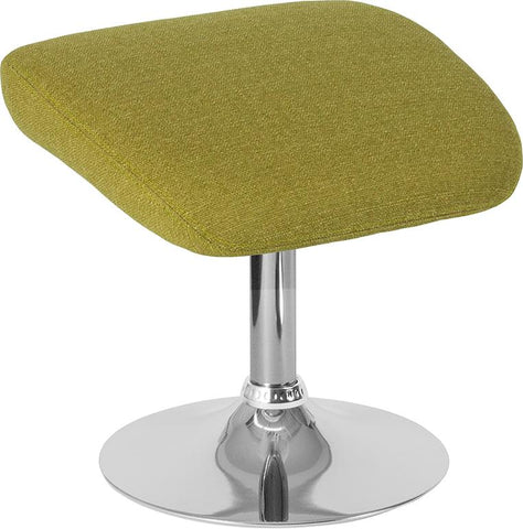 Flash Furniture Egg Series Green Fabric Ottoman - CH-162430-O-GN-FAB-GG