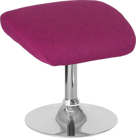 Flash Furniture Egg Series Magenta Fabric Ottoman - CH-162430-O-MAG-FAB-GG