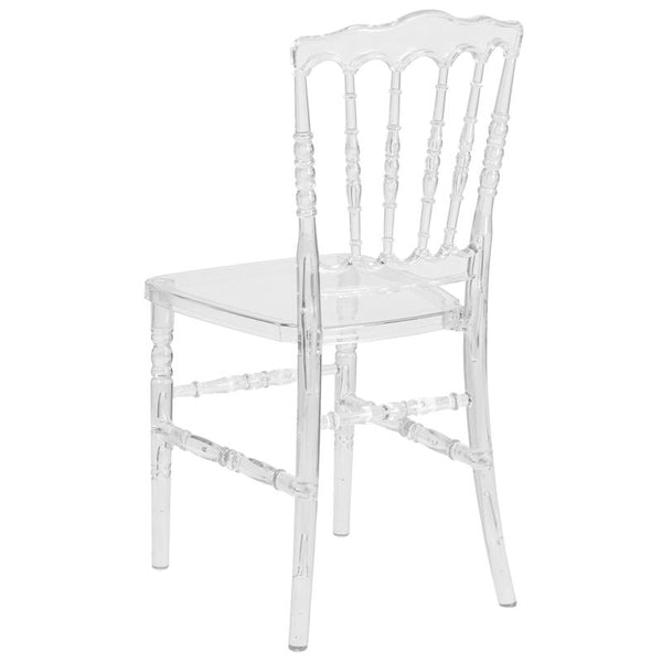 Flash Furniture Flash Elegance Crystal Ice Napoleon Stacking Chair - BH-H002-CRYSTAL-GG