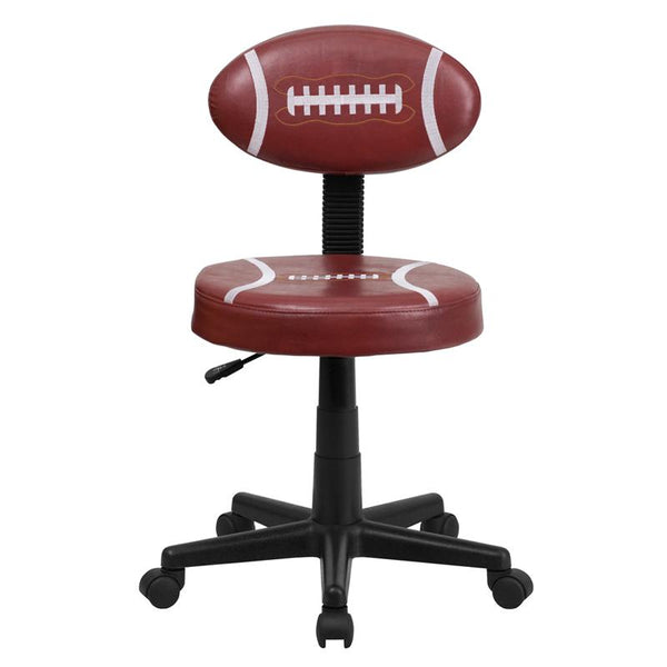 Flash Furniture Football Swivel Task Chair - BT-6181-FOOT-GG