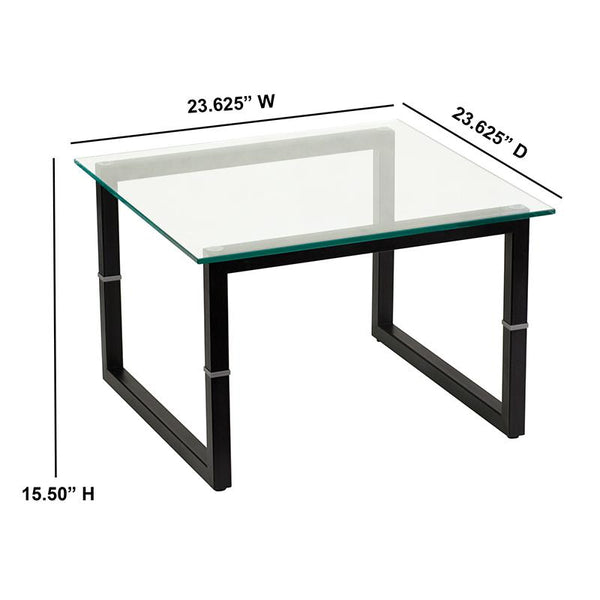 Flash Furniture Glass End Table - FD-END-TBL-GG