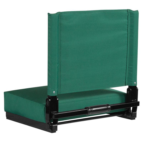 Flash Furniture Grandstand Comfort Seats by Flash with Ultra-Padded Seat in Hunter Green - XU-STA-HGR-GG