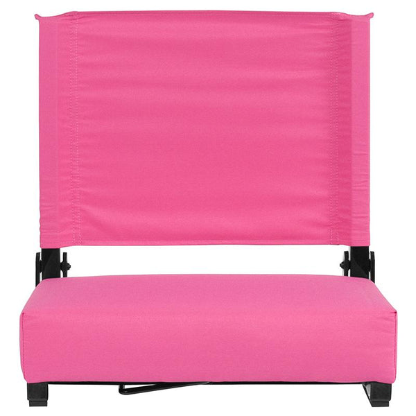 Flash Furniture Grandstand Comfort Seats by Flash with Ultra-Padded Seat in Pink - XU-STA-PK-GG