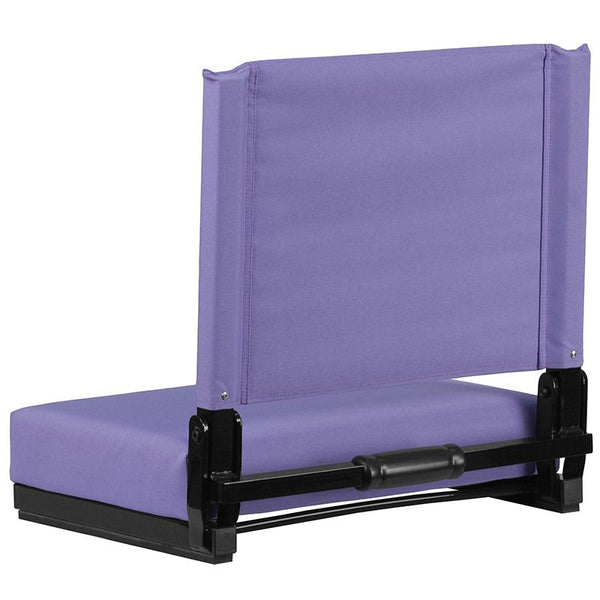 Flash Furniture Grandstand Comfort Seats by Flash with Ultra-Padded Seat in Purple - XU-STA-PUR-GG