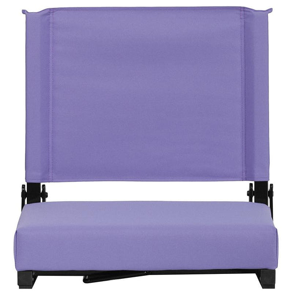 Flash Furniture Grandstand Comfort Seats by Flash with Ultra-Padded Seat in Purple - XU-STA-PUR-GG