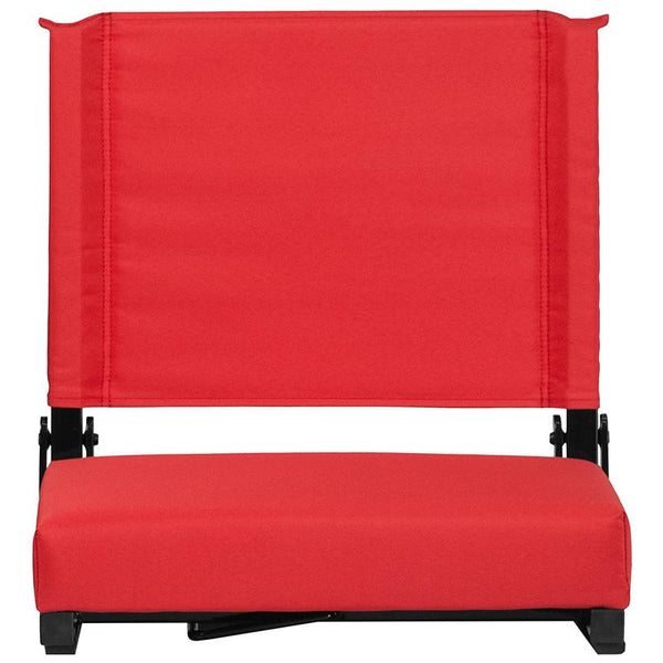 Flash Furniture Grandstand Comfort Seats by Flash with Ultra-Padded Seat in Red - XU-STA-RED-GG