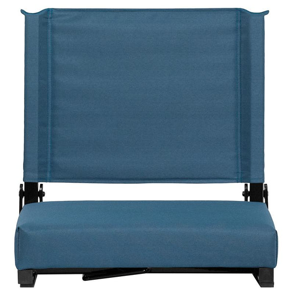 Flash Furniture Grandstand Comfort Seats by Flash with Ultra-Padded Seat in Teal - XU-STA-GN-GG