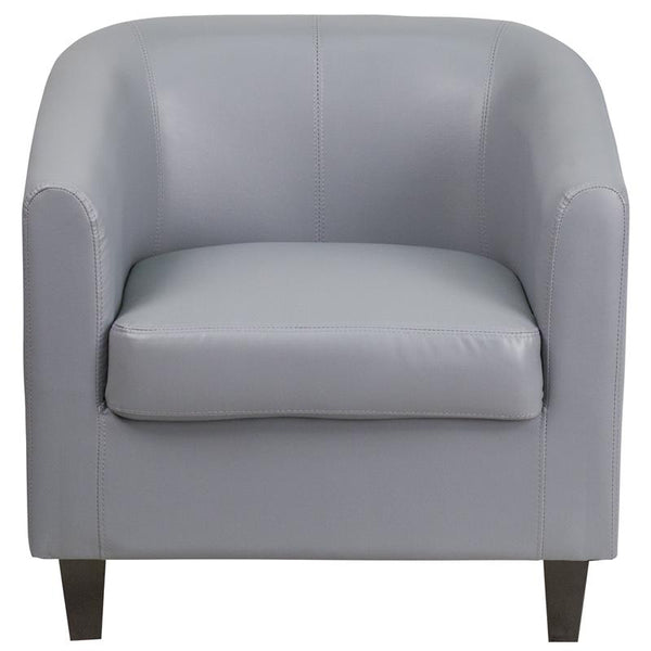 Flash Furniture Gray Leather Lounge Chair - BT-873-GY-GG