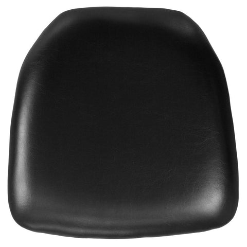 Flash Furniture Hard Black Vinyl Chiavari Chair Cushion - BH-BK-HARD-VYL-GG