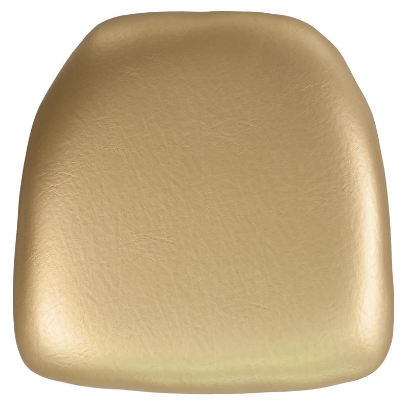 Flash Furniture Hard Gold Vinyl Chiavari Chair Cushion - BH-GOLD-HARD-VYL-GG