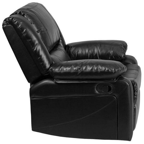 Flash Furniture Harmony Series Black Leather Recliner - BT-70597-1-GG