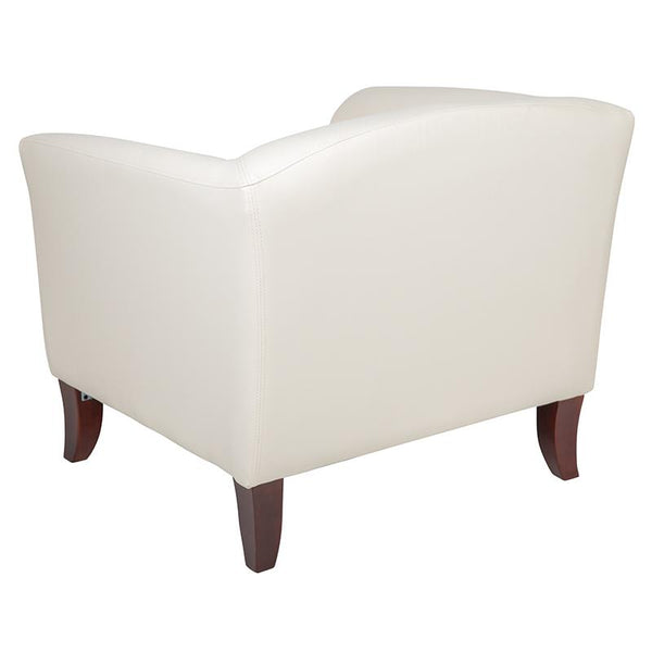 Flash Furniture HERCULES Imperial Series White Leather Chair - 111-1-WH-GG