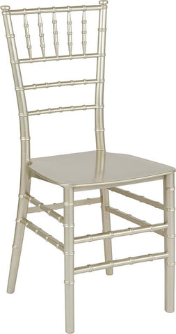 Flash Furniture HERCULES Series Champagne Resin Stacking Chiavari Chair - LE-CHAMP-M-GG