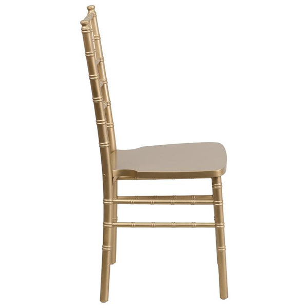 Flash Furniture HERCULES Series Gold Wood Chiavari Chair - XS-GOLD-GG