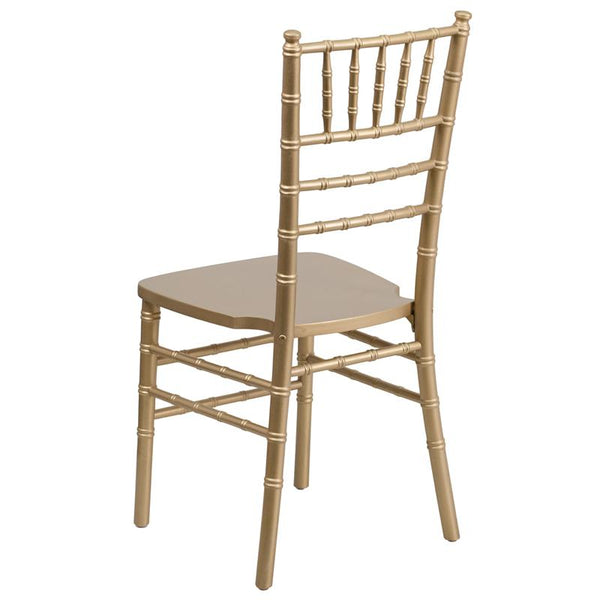 Flash Furniture HERCULES Series Gold Wood Chiavari Chair - XS-GOLD-GG