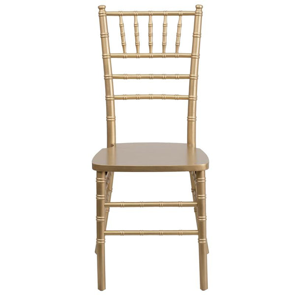 Flash Furniture HERCULES Series Gold Wood Chiavari Chair - XS-GOLD-GG