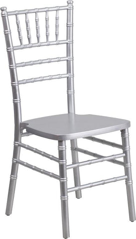 Flash Furniture HERCULES Series Silver Wood Chiavari Chair - XS-SILVER-GG