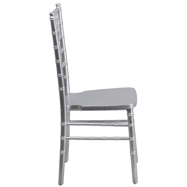 Flash Furniture HERCULES Series Silver Wood Chiavari Chair - XS-SILVER-GG