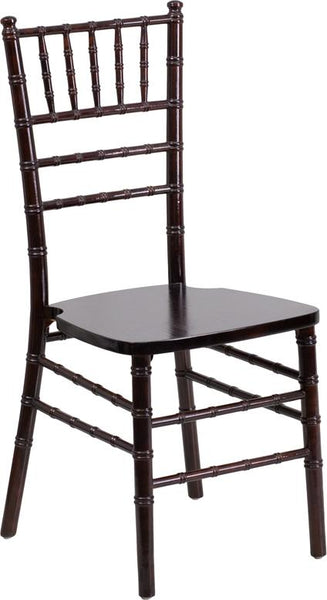 Flash Furniture HERCULES Series Walnut Wood Chiavari Chair - XS-WALNUT-GG