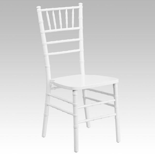 Flash Furniture HERCULES Series White Wood Chiavari Chair - XS-WHITE-GG