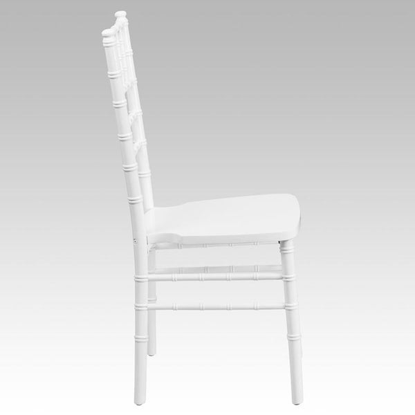 Flash Furniture HERCULES Series White Wood Chiavari Chair - XS-WHITE-GG