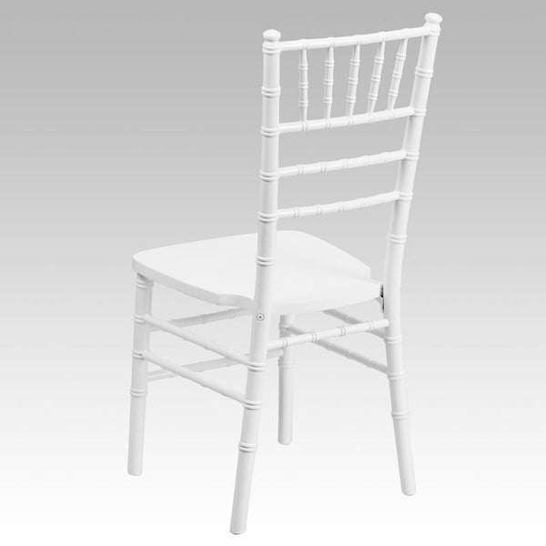 Flash Furniture HERCULES Series White Wood Chiavari Chair - XS-WHITE-GG