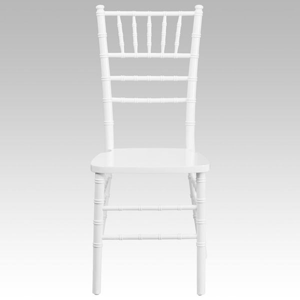 Flash Furniture HERCULES Series White Wood Chiavari Chair - XS-WHITE-GG