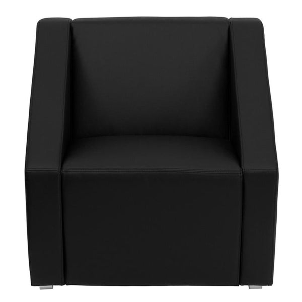 Flash Furniture HERCULES Smart Series Black Leather Lounge Chair - ZB-SMART-BLACK-GG