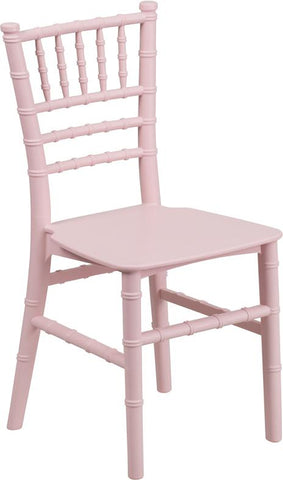 Flash Furniture Kids Pink Resin Chiavari Chair - LE-L-7K-PK-GG