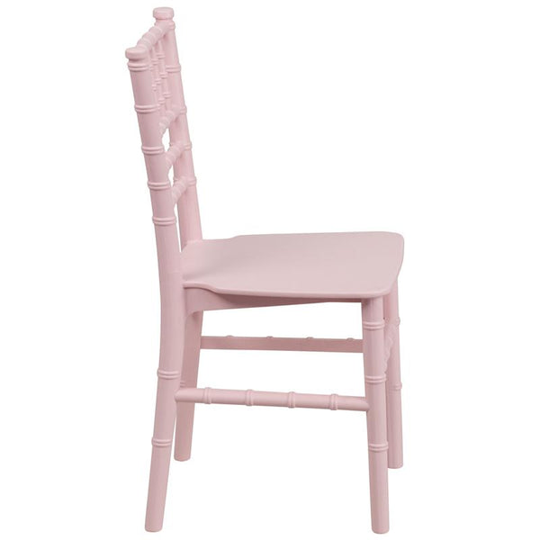 Flash Furniture Kids Pink Resin Chiavari Chair - LE-L-7K-PK-GG