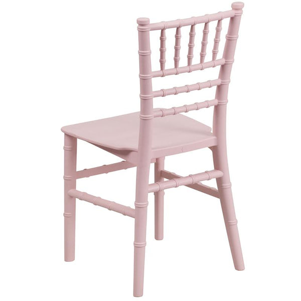 Flash Furniture Kids Pink Resin Chiavari Chair - LE-L-7K-PK-GG