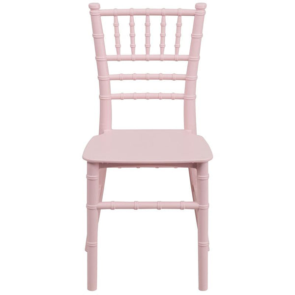 Flash Furniture Kids Pink Resin Chiavari Chair - LE-L-7K-PK-GG