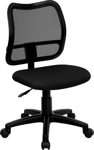 Flash Furniture Mid-Back Black Mesh Swivel Task Chair - WL-A277-BK-GG