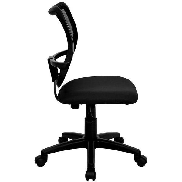 Flash Furniture Mid-Back Black Mesh Swivel Task Chair - WL-A277-BK-GG