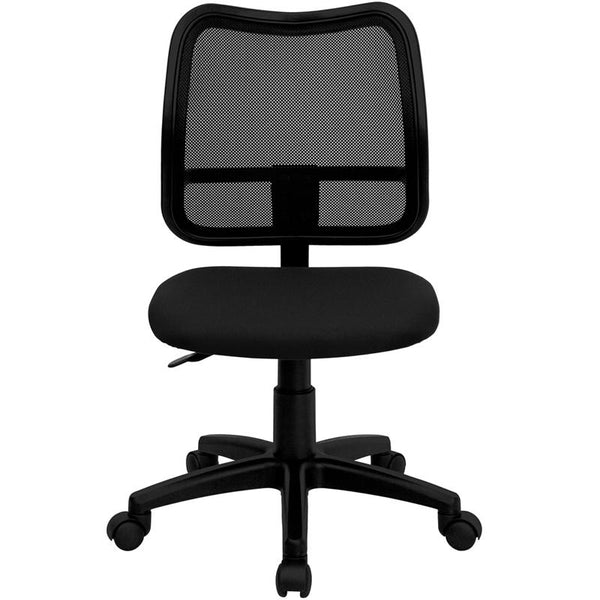 Flash Furniture Mid-Back Black Mesh Swivel Task Chair - WL-A277-BK-GG